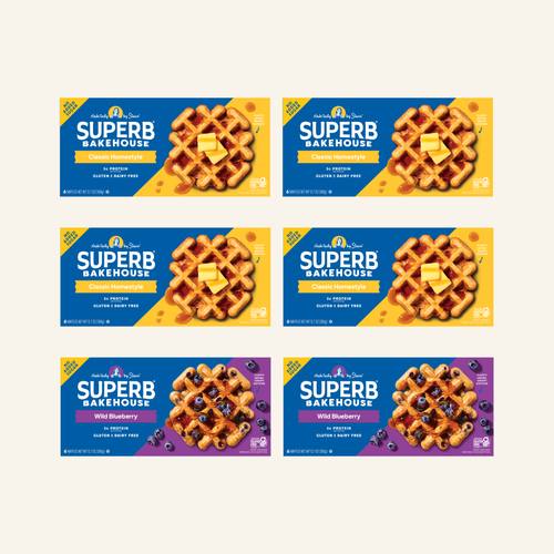 4 Classic Homestyle, 2 Wild Blueberry